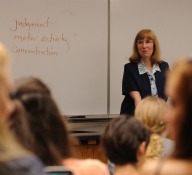 Psychology professor Janet Matthews